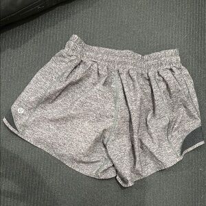 lululemon athletica Gray Athletic Shorts Moisture-Wicking Relaxed Fit